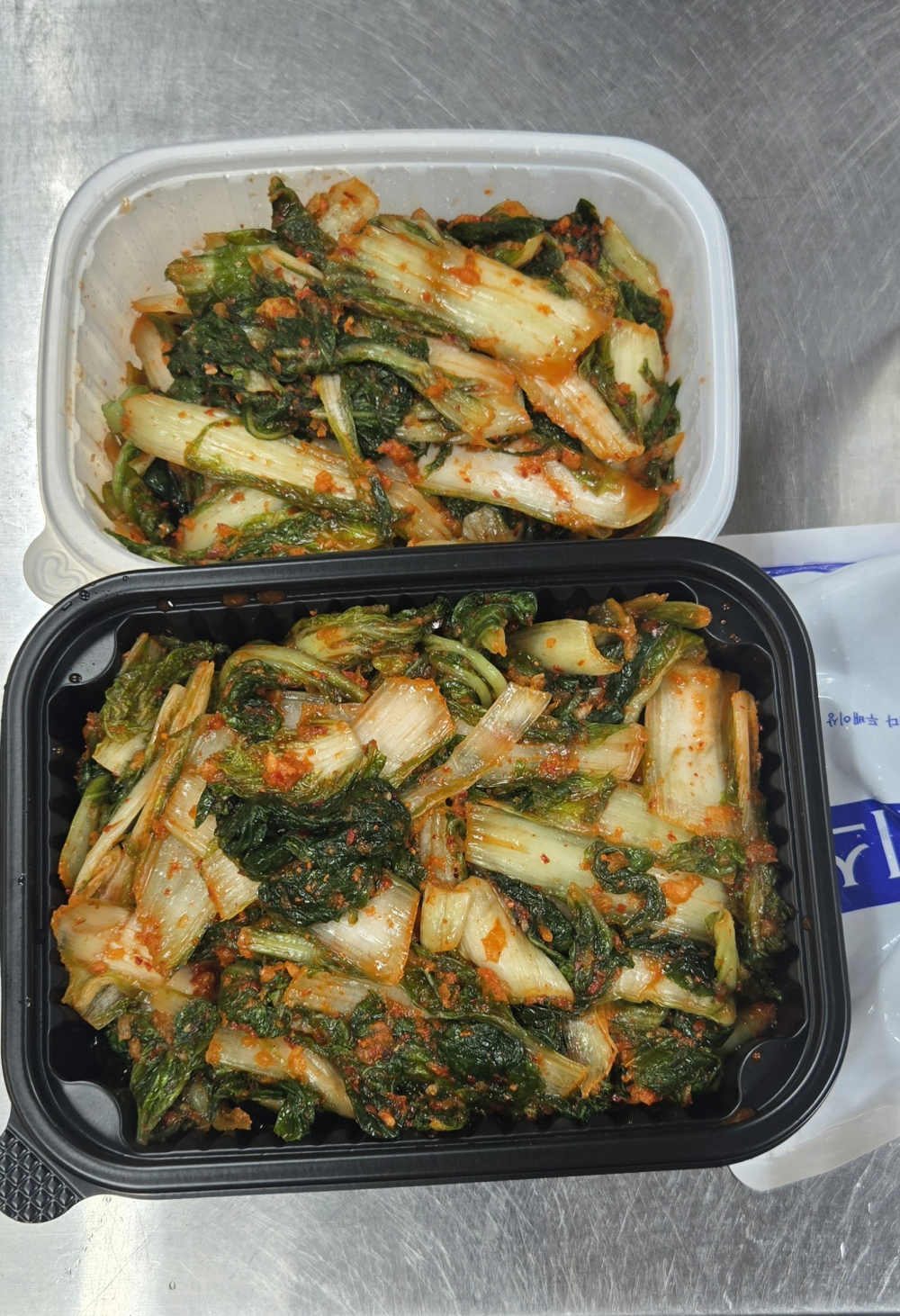 아삭하고 시원한 얼갈이 김치 1kg+1kg